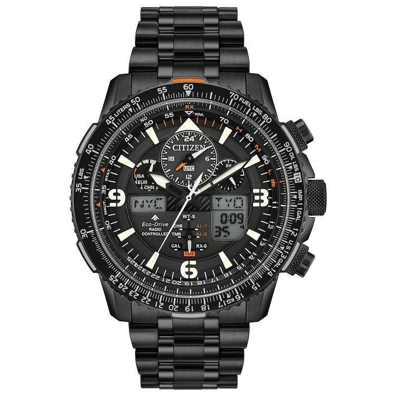 Citizen Eco-Drive Promaster Eco Skyhawk Mens Stainless Steel JY8075-51E