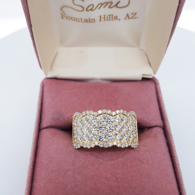 Sami Fine Jewelry Pave Wide Diamond Band