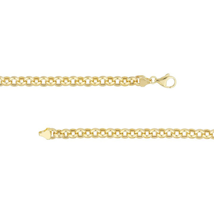 Sami Fine Jewelry 8mm Hollow Rolo Chain