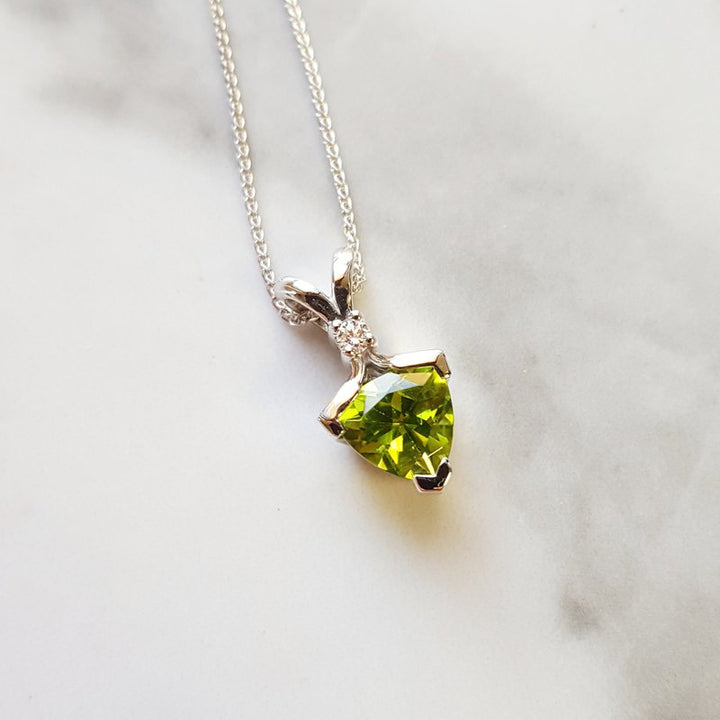 Arizona Peridot Gold Jewelry Simple Peridot Pendant 370607