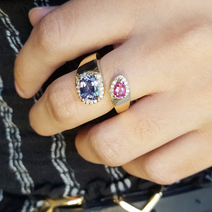 Luxury by Rene Hernandez High Polish Open Design Ring