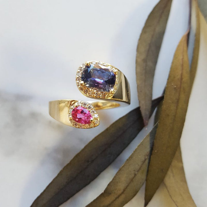 Luxury by Rene Hernandez High Polish Open Design Ring