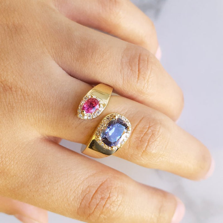 Luxury by Rene Hernandez High Polish Open Design Ring