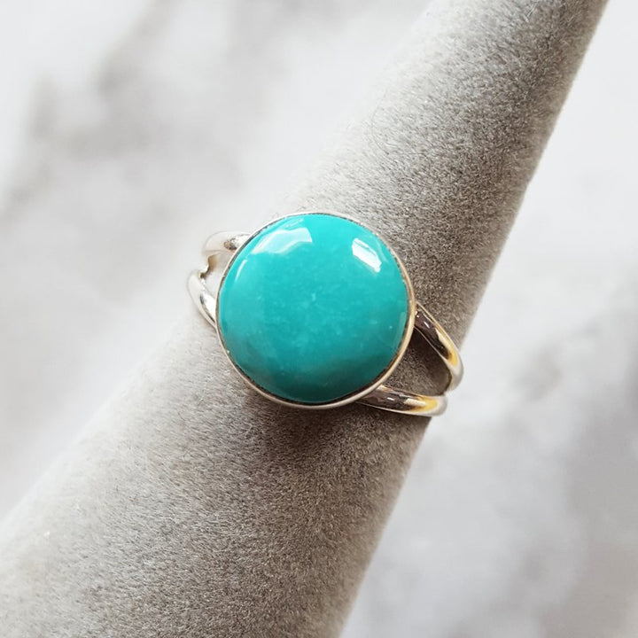Arizona Turquoise and Inlaid Jewelry Hopi Tribe Fox Turquoise Ring