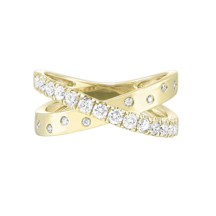 Gems One Overlapping Diamond Ring