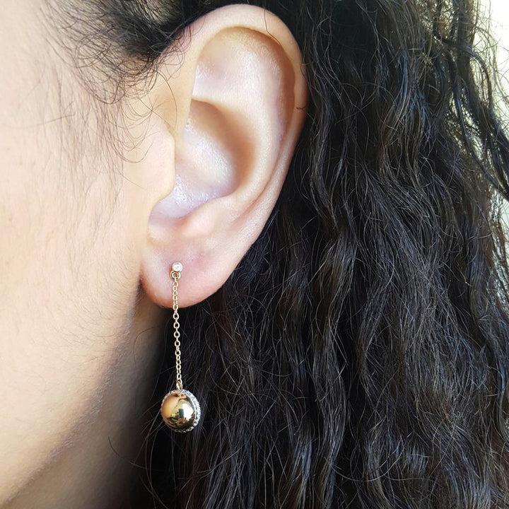 Gems One High Polish Bead Earrings