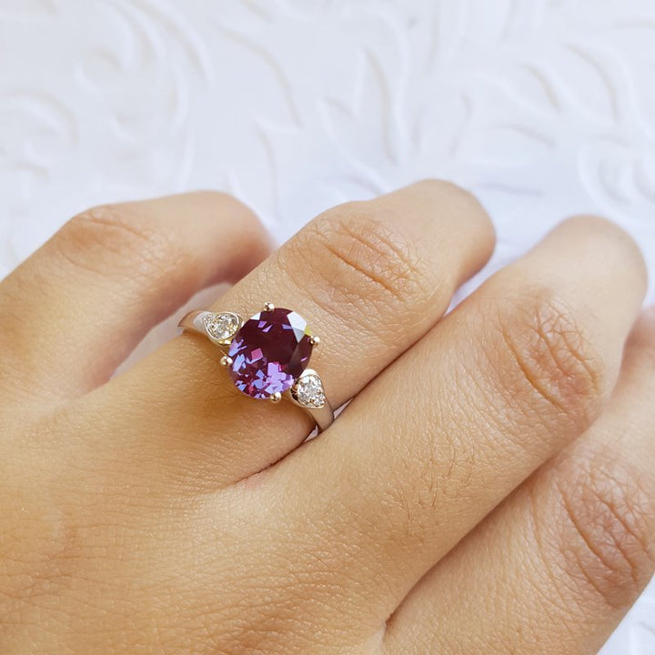 Sami Fine Jewelry Alexandrite Oval Statement Ring
