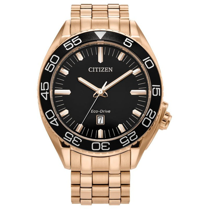 Citizen Eco-Drive Sport Luxury Carson Mens Stainless Steel AW1773-55E