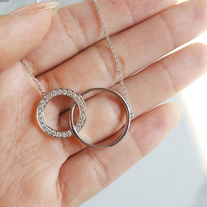 Sami Fine Jewelry Looped Circle Diamond Necklace
