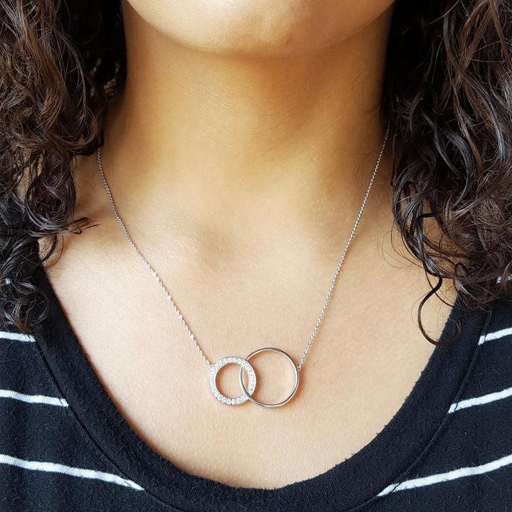 Sami Fine Jewelry Looped Circle Diamond Necklace