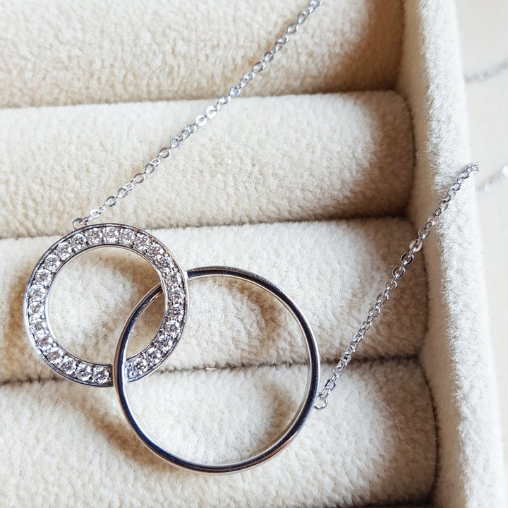 Sami Fine Jewelry Looped Circle Diamond Necklace 070397