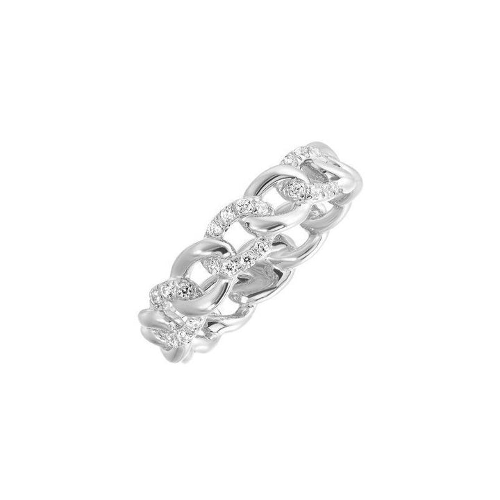 Gems One Chain Link Style Ring
