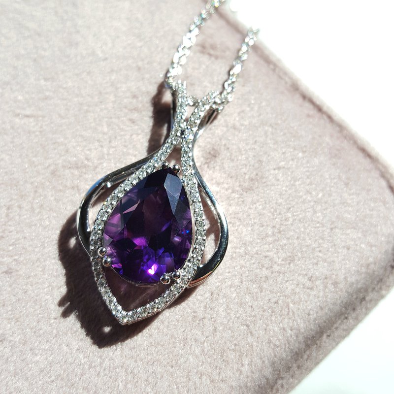 Arizona Amethyst Gold Jewelry Lotus Blossom Amethyst Pendant
