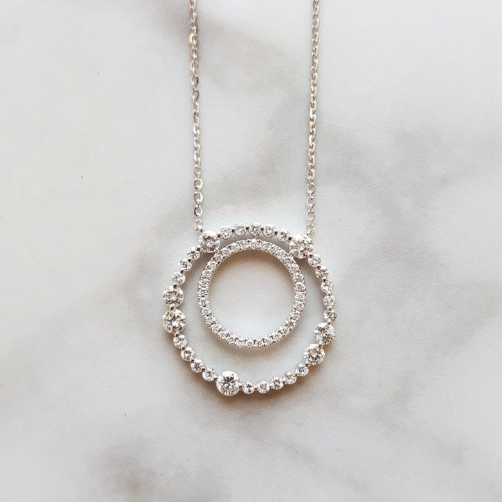 Sami Fine Jewelry Diamond Spirograph Pendant