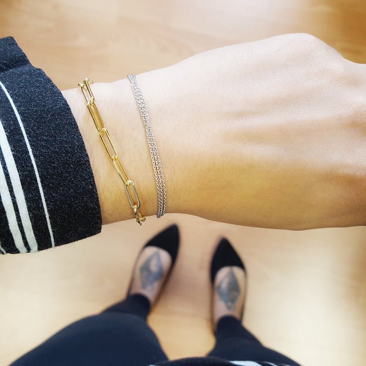 Sami Fine Jewelry Essential Paperclip Bracelet