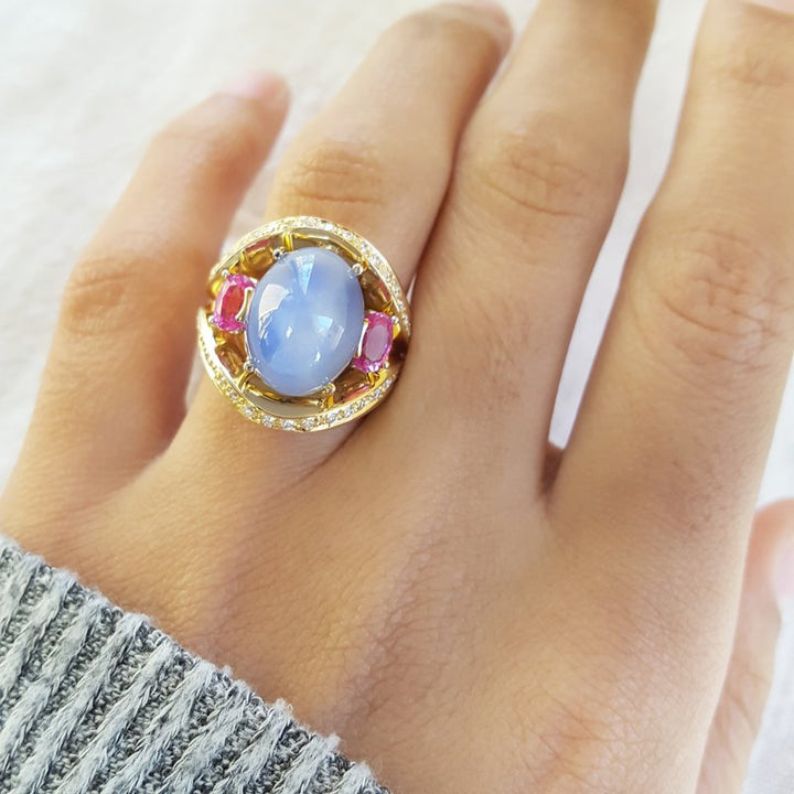 Luxury by Rene Hernandez Star Sapphire Ring