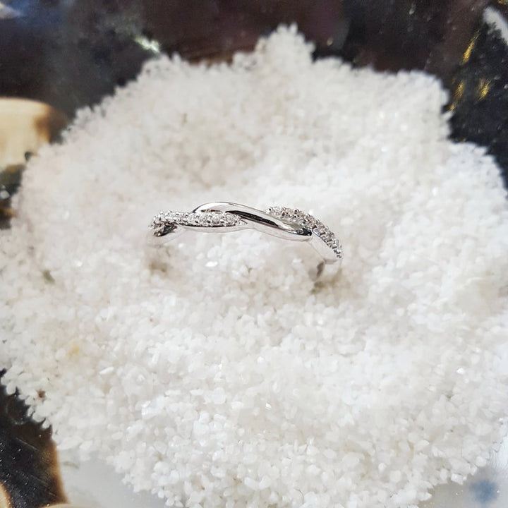 Sami Fine Jewelry Twist Diamond Band 030721