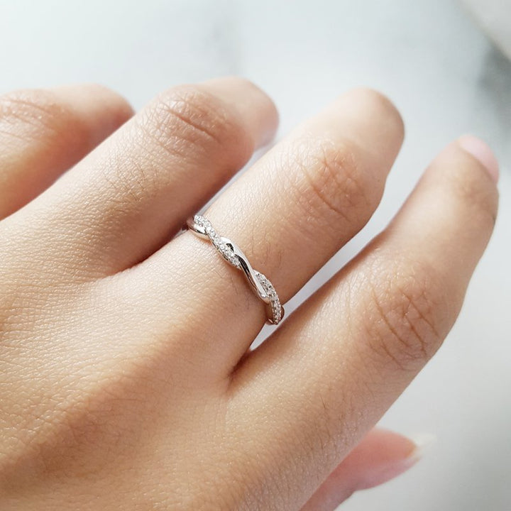 Sami Fine Jewelry Twist Diamond Band