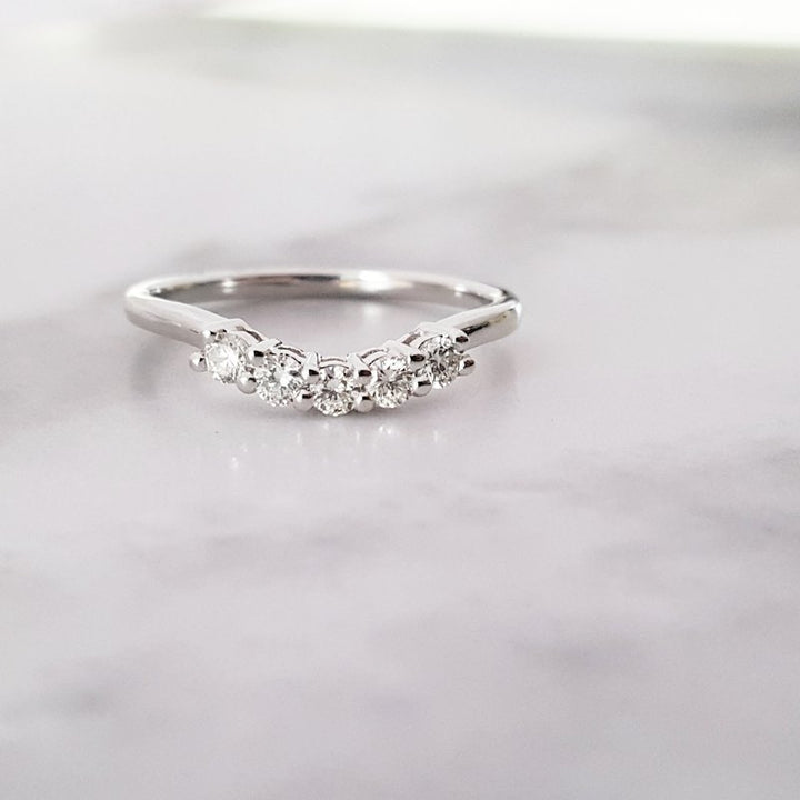 Sami Fine Jewelry Curved Wedding Band 030849