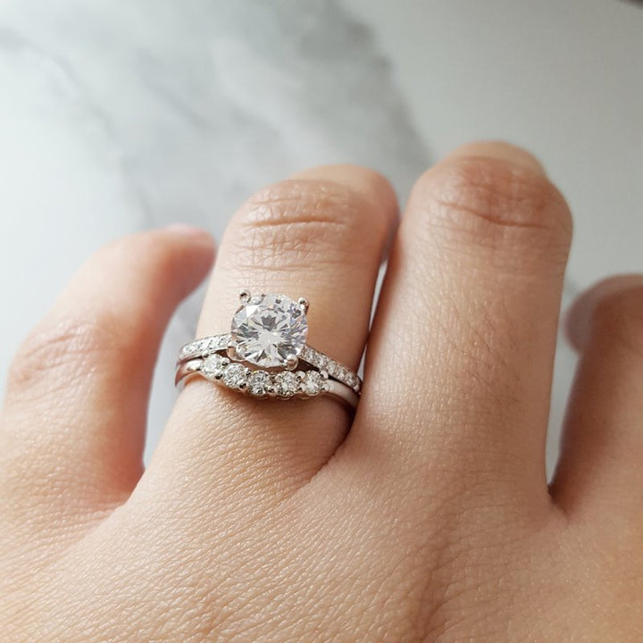 Sami Fine Jewelry Curved Wedding Band
