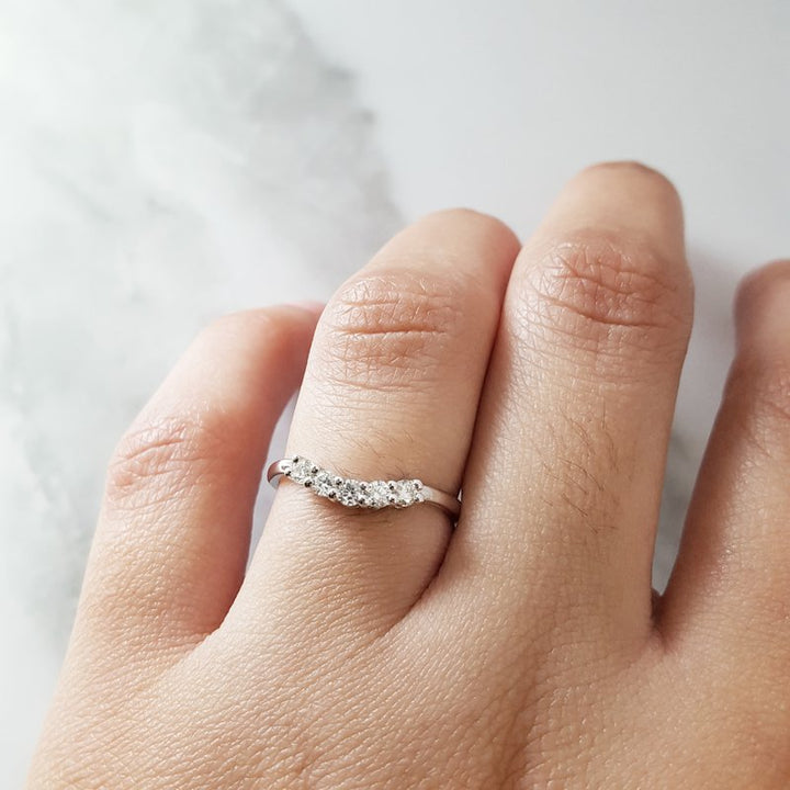 Sami Fine Jewelry Curved Wedding Band
