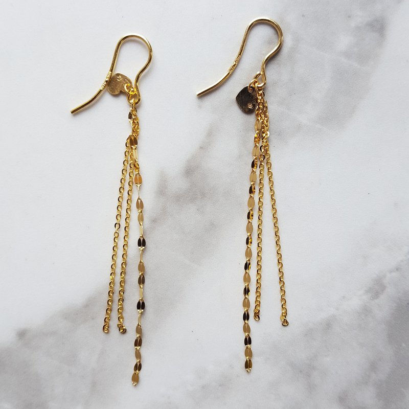 Sami Fine Jewelry Multi-Chain Tassel Drop Earrings