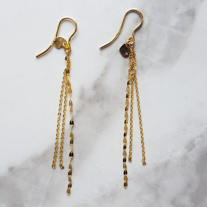 Sami Fine Jewelry Multi-Chain Tassel Drop Earrings