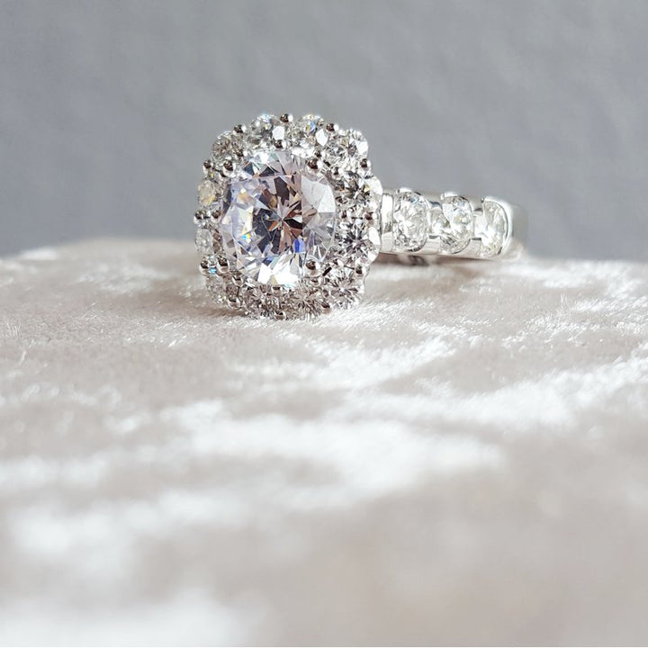 Sami Fine Jewelry Explosive Diamond Engagement Ring