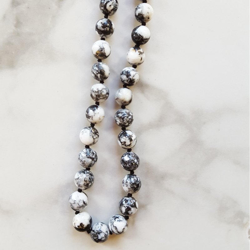 American Gem Collection™ White Buffalo Diamond Clasp Necklace 250495