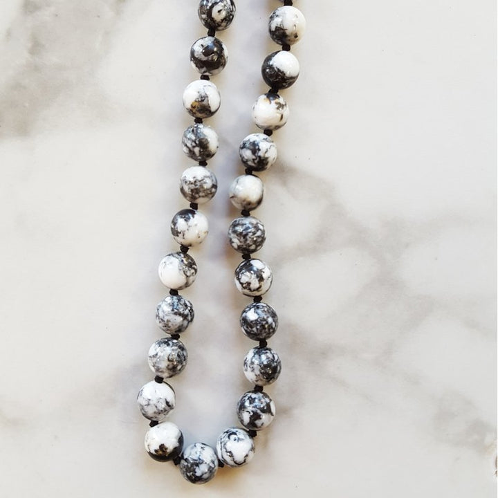 American Gem Collection™ White Buffalo Diamond Clasp Necklace 250495