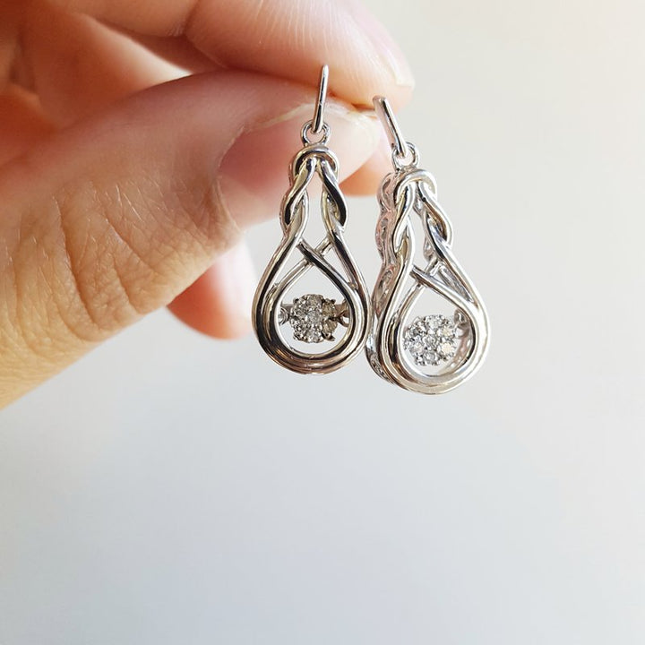 Gems One Love Knot Dancing Center Dangles 2411739