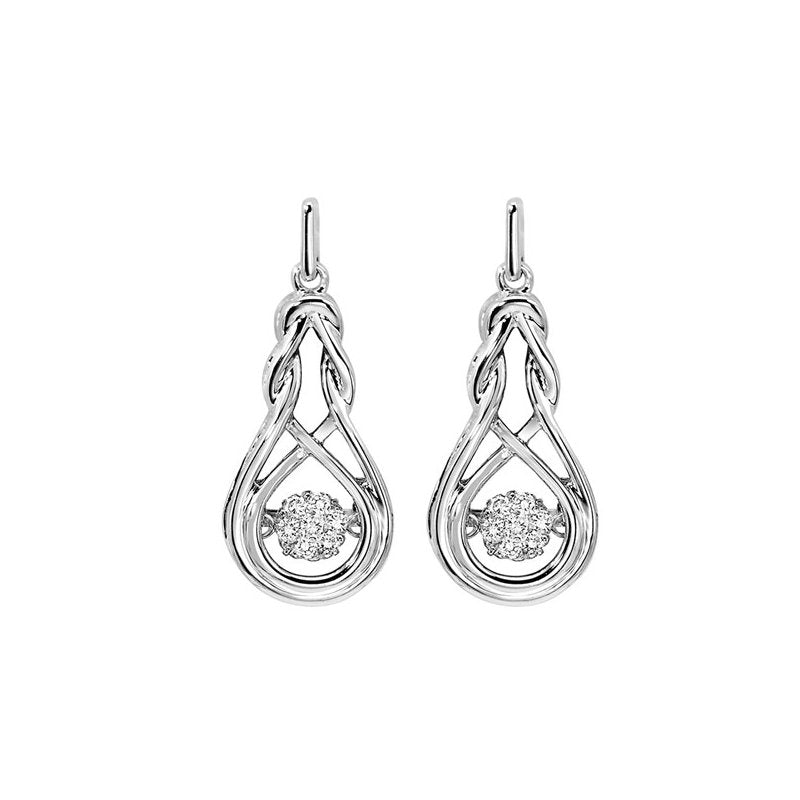 Gems One Love Knot Dancing Center Dangles