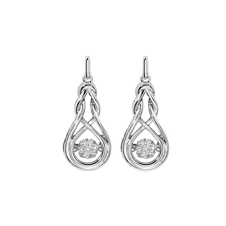 Gems One Love Knot Dancing Center Dangles