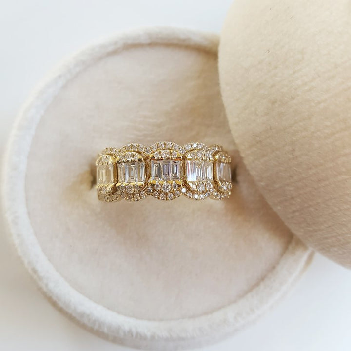 Sami Fine Jewelry Diamond Cluster Vintage Ring