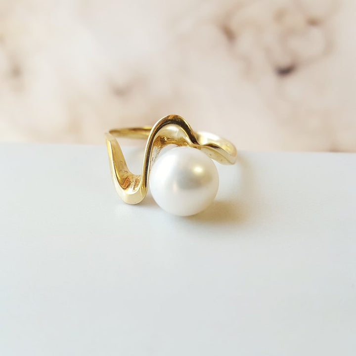 Sami Fine Jewelry Pearl Wave Ring 230594