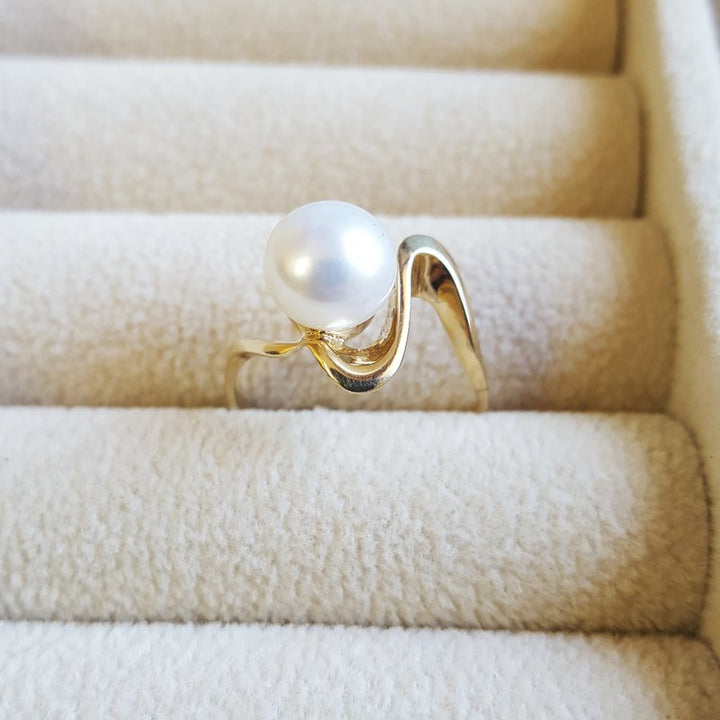 Sami Fine Jewelry Pearl Wave Ring