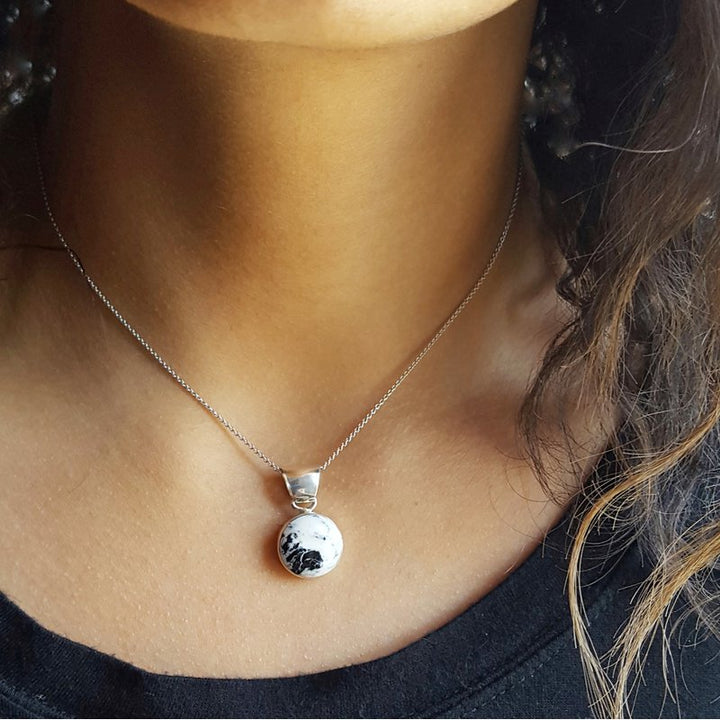 Arizona Turquoise and Inlaid Jewelry Bezel Set Buffalo Turquoise Pendant