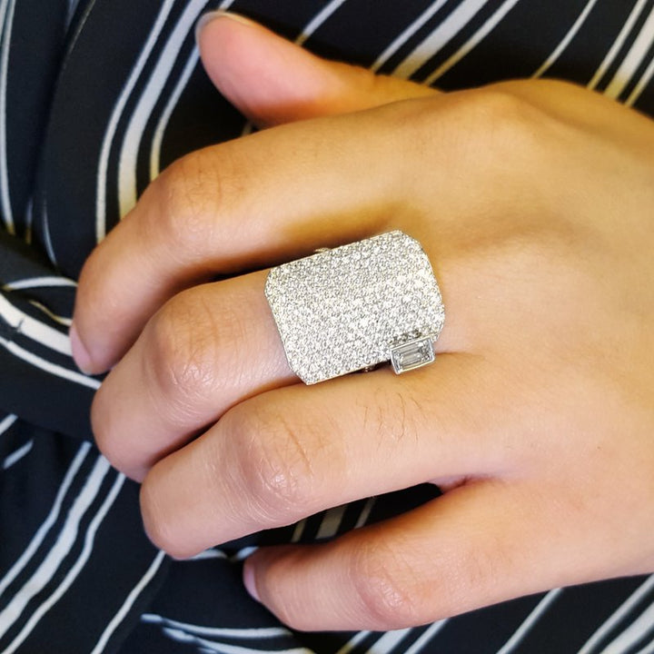Luxury by Rene Hernandez Pave Diamond Ring