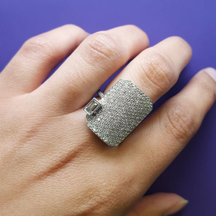 Luxury by Rene Hernandez Pave Diamond Ring