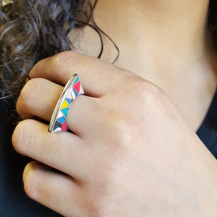 Luxury by Rene Hernandez Fanfare Blade Edge Ring