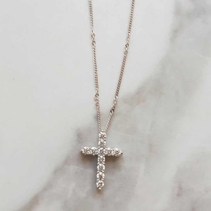 Sami Fine Jewelry Simple Diamond Cross