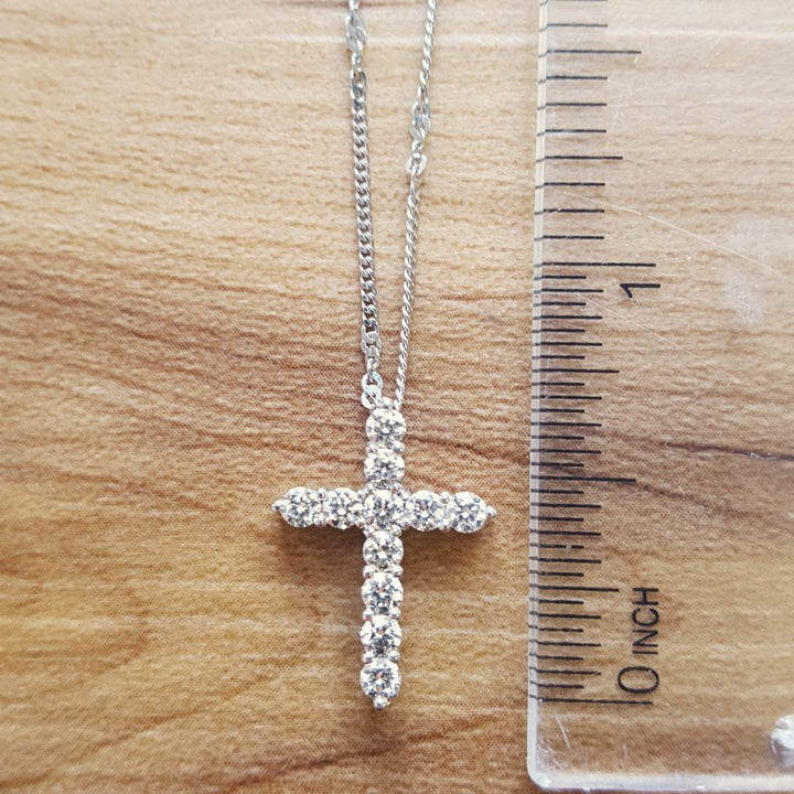 Sami Fine Jewelry Simple Diamond Cross