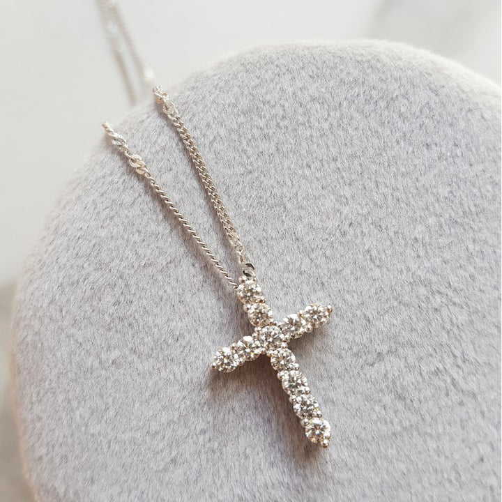 Sami Fine Jewelry Simple Diamond Cross