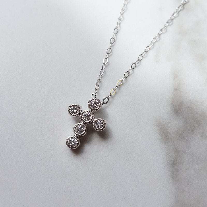 Sami Fine Jewelry Bezel Set Diamond Cross