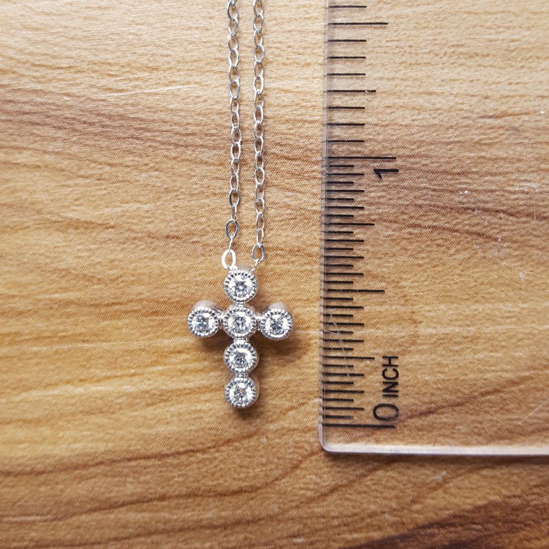 Sami Fine Jewelry Bezel Set Diamond Cross