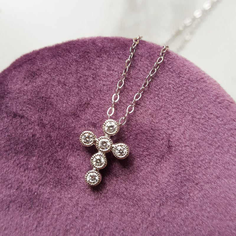 Sami Fine Jewelry Bezel Set Diamond Cross