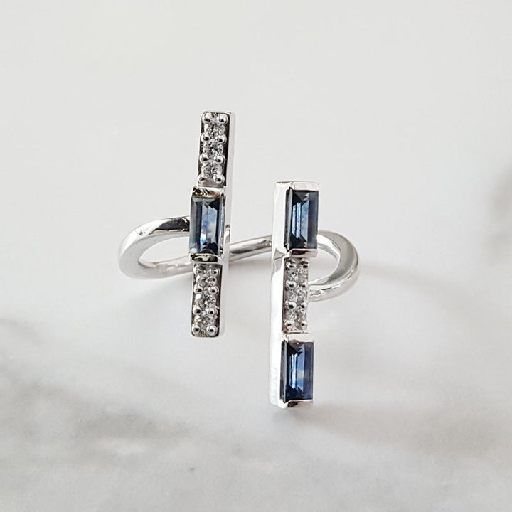 Montana Sapphire Bar Ring
