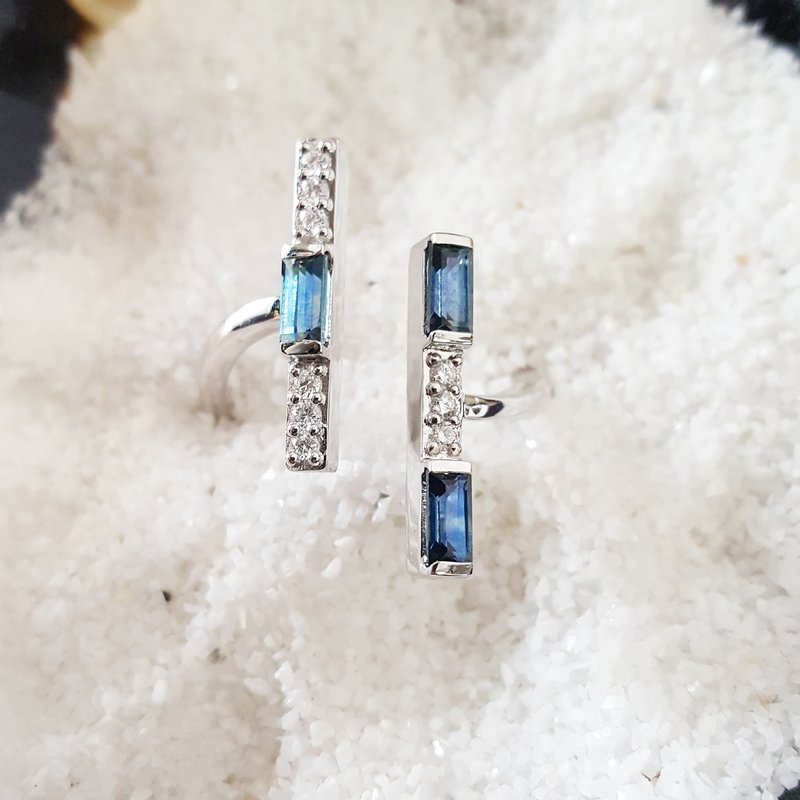 Montana Sapphire Bar Ring