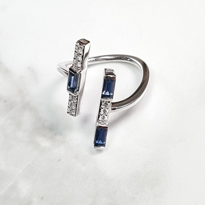 Montana Sapphire Bar Ring