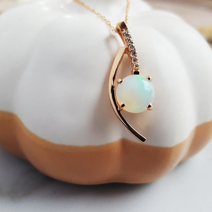 Sami Fine Jewelry Natural Opal Pendant